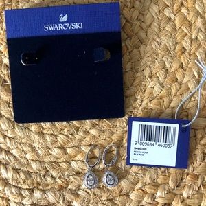 Swarovski earrings mini hoop